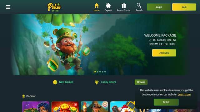 Golden Pokies casino screenshot